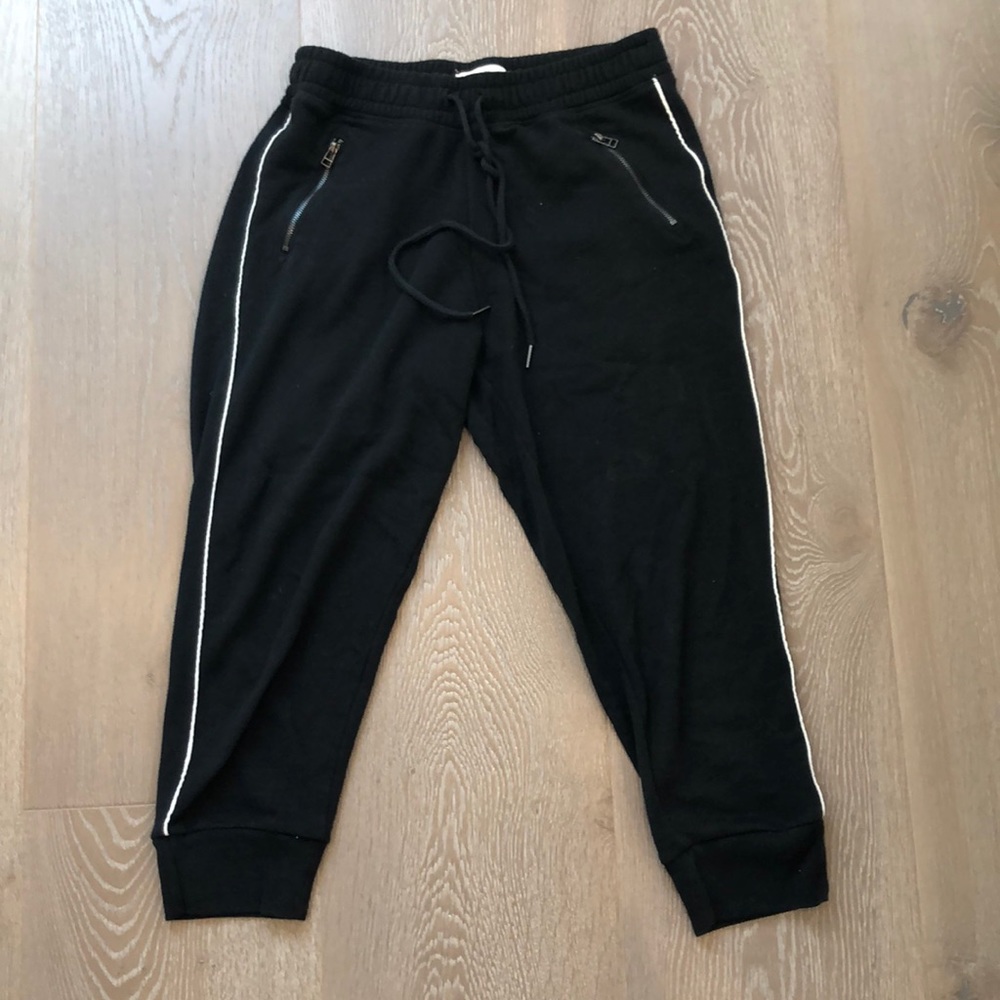 Cropped Moto Joggers